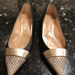 Flats with small heel